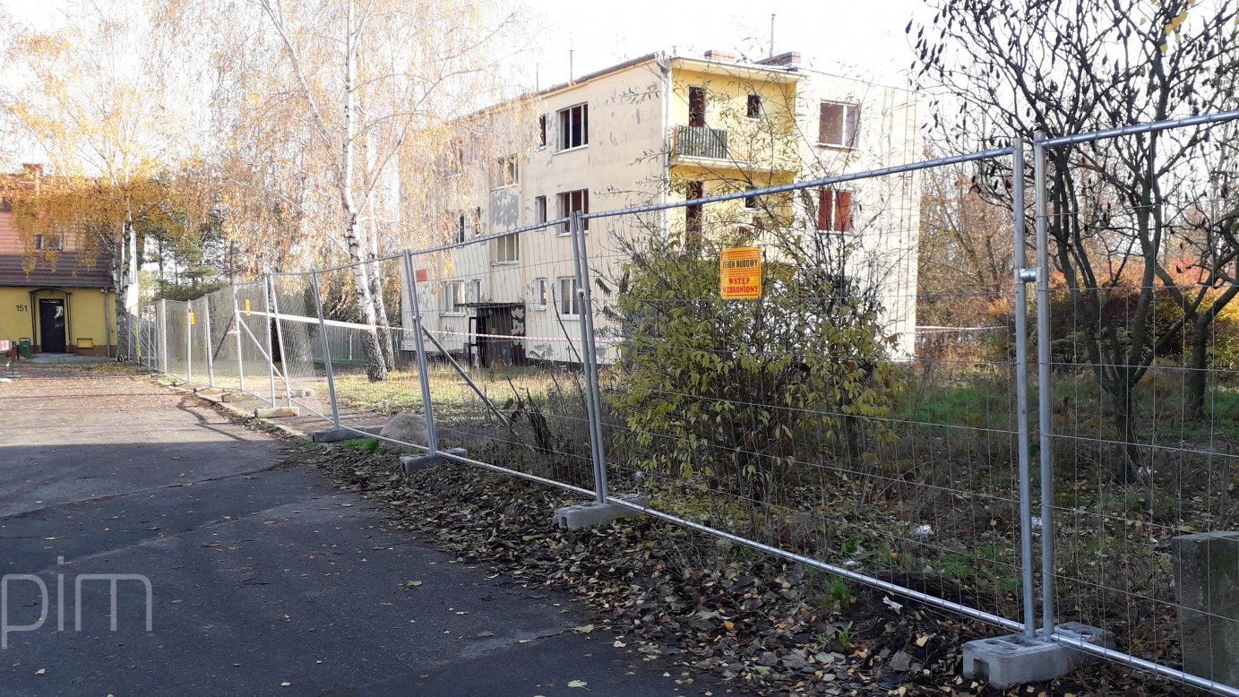 Wyburzenia budynków na trasie tramwaju na Naramowice fot. PIM