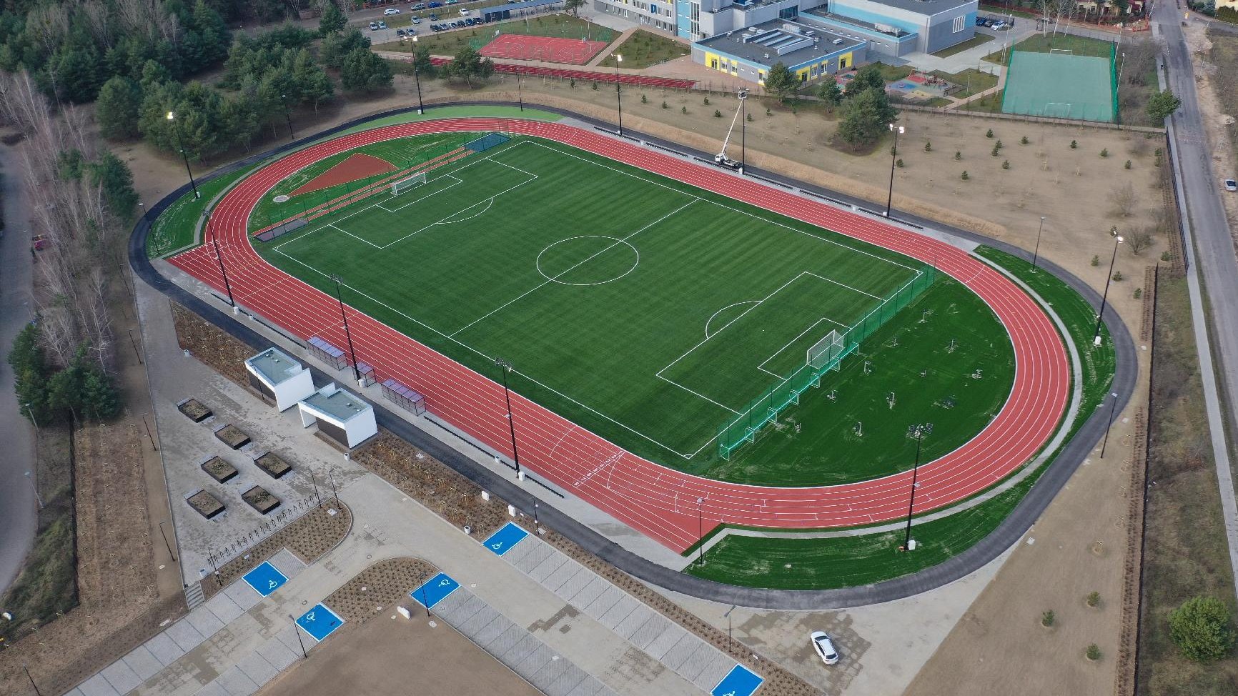 Nowy stadion na Morasku jest już otwarty, fot.Krzysztof Duda.