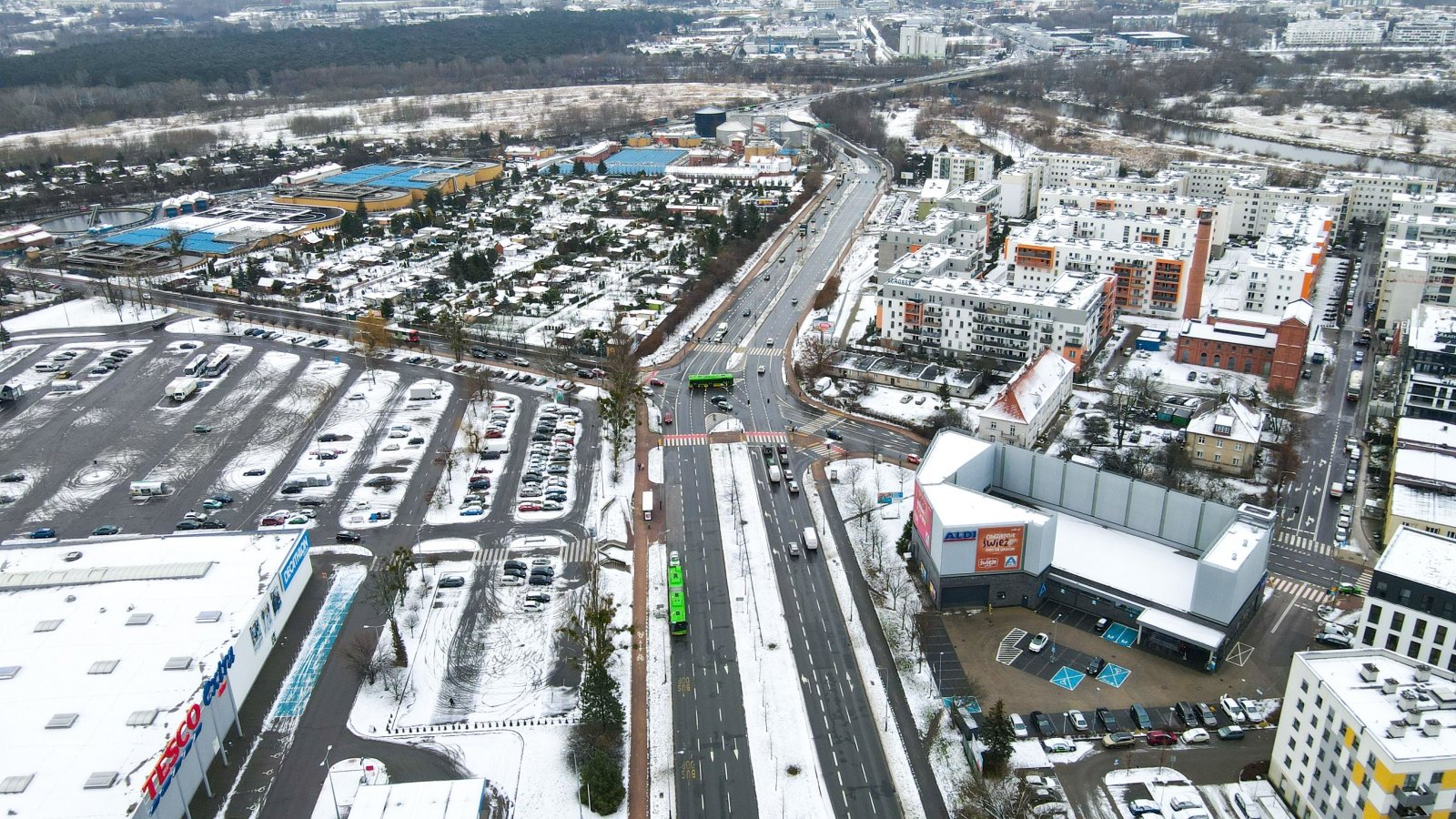 Galeria zdjęć z budowy trasy i układu drogowego na Naramowice