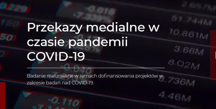 Grafika z nazwą badania, w tle zdjęcie: tabela giełdowa z liczbami - grafika artykułu