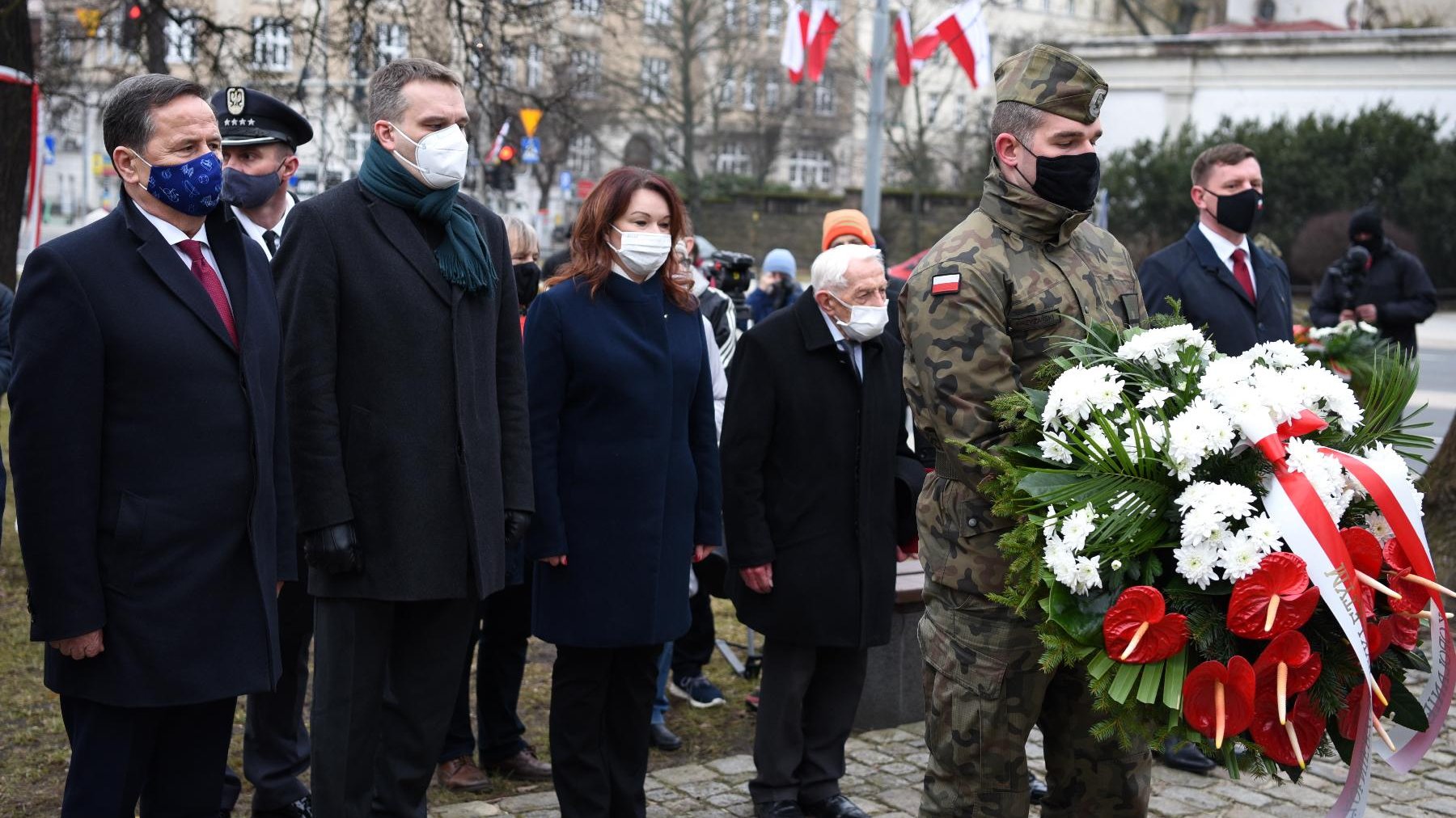 Galeria zdjęć przedstawia obchody Narodowego Dnia Pamięci "Żołnierzy Wyklętych".