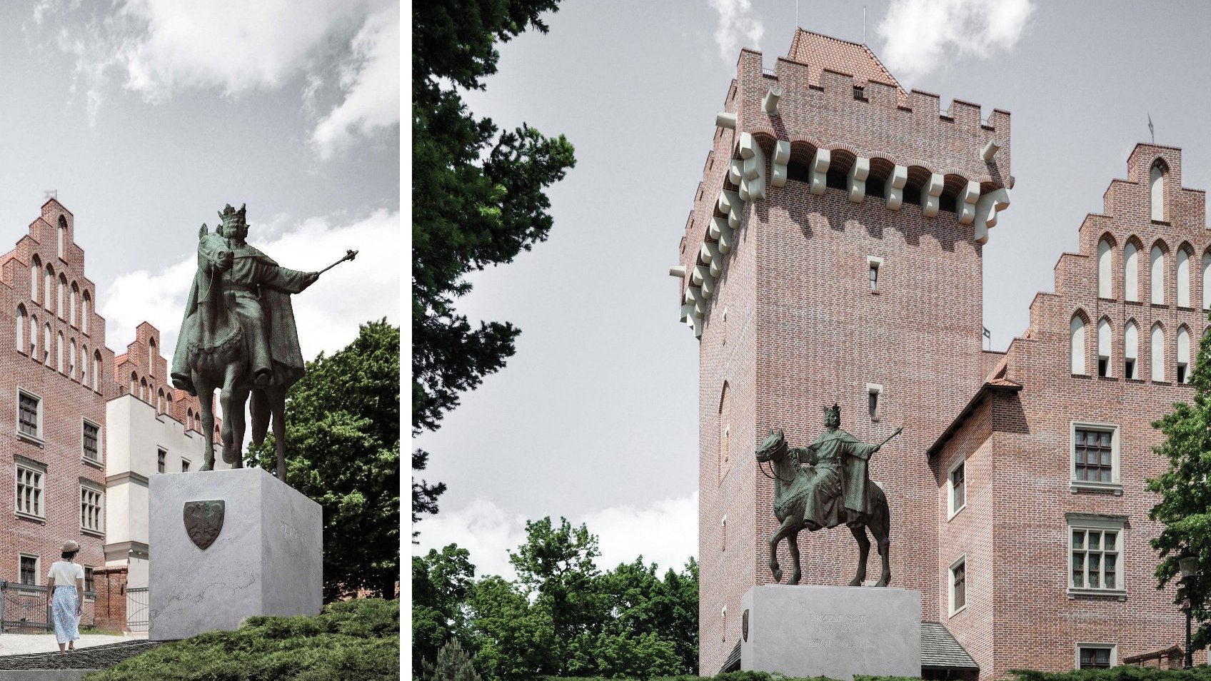 Galeria zdjęć przedstawia projekt pomnika autorstwa Stanisława Szwechowicza.