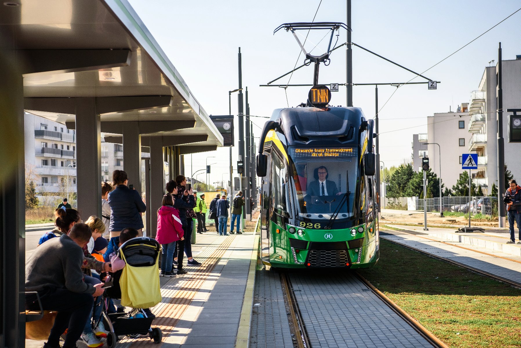 Galeria z otwarcia trasy tramwajowej na Naramowice - grafika artykułu