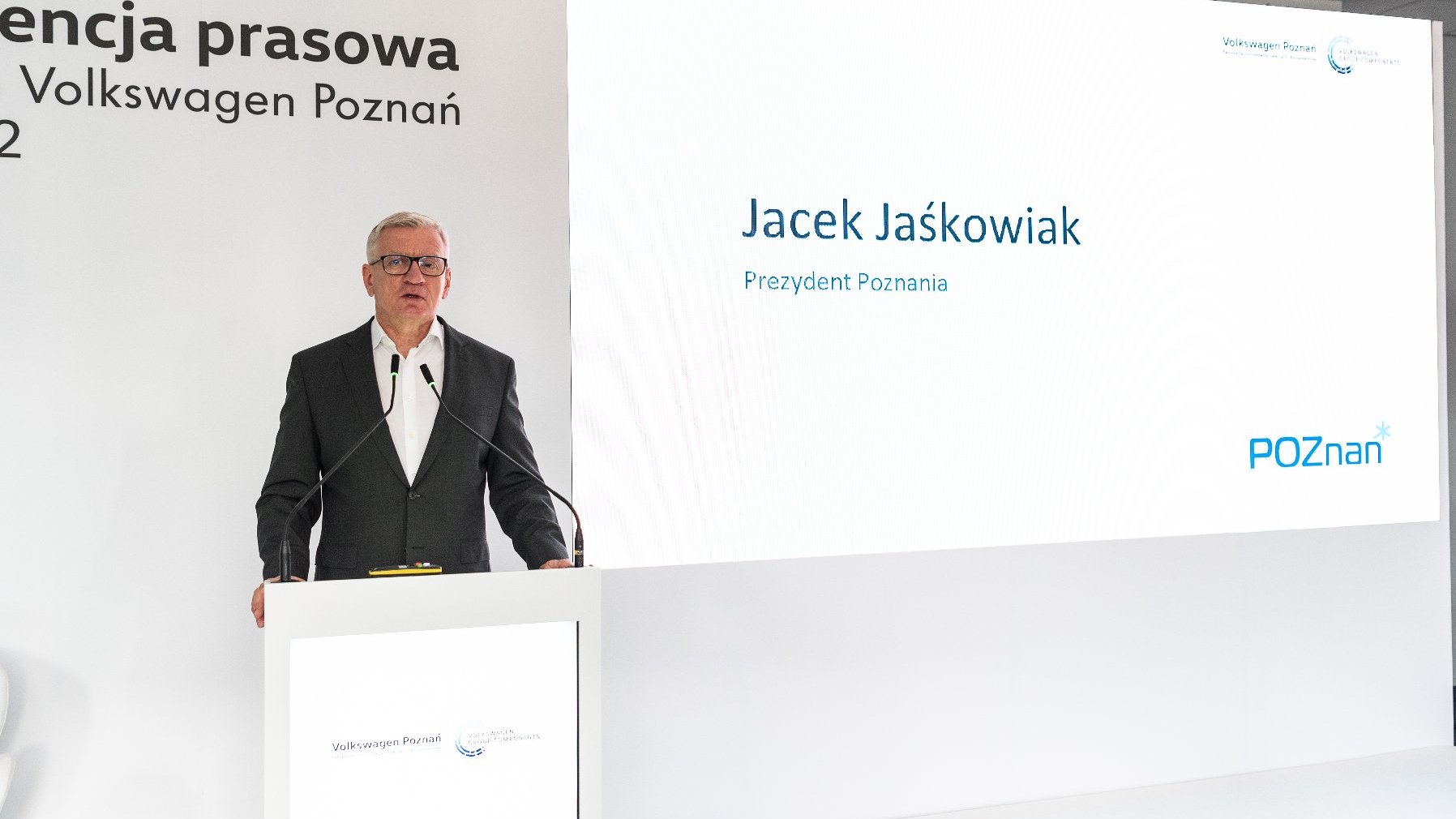 Na zdjęciu Jacek Jaśkowiak, prezydent Poznania.