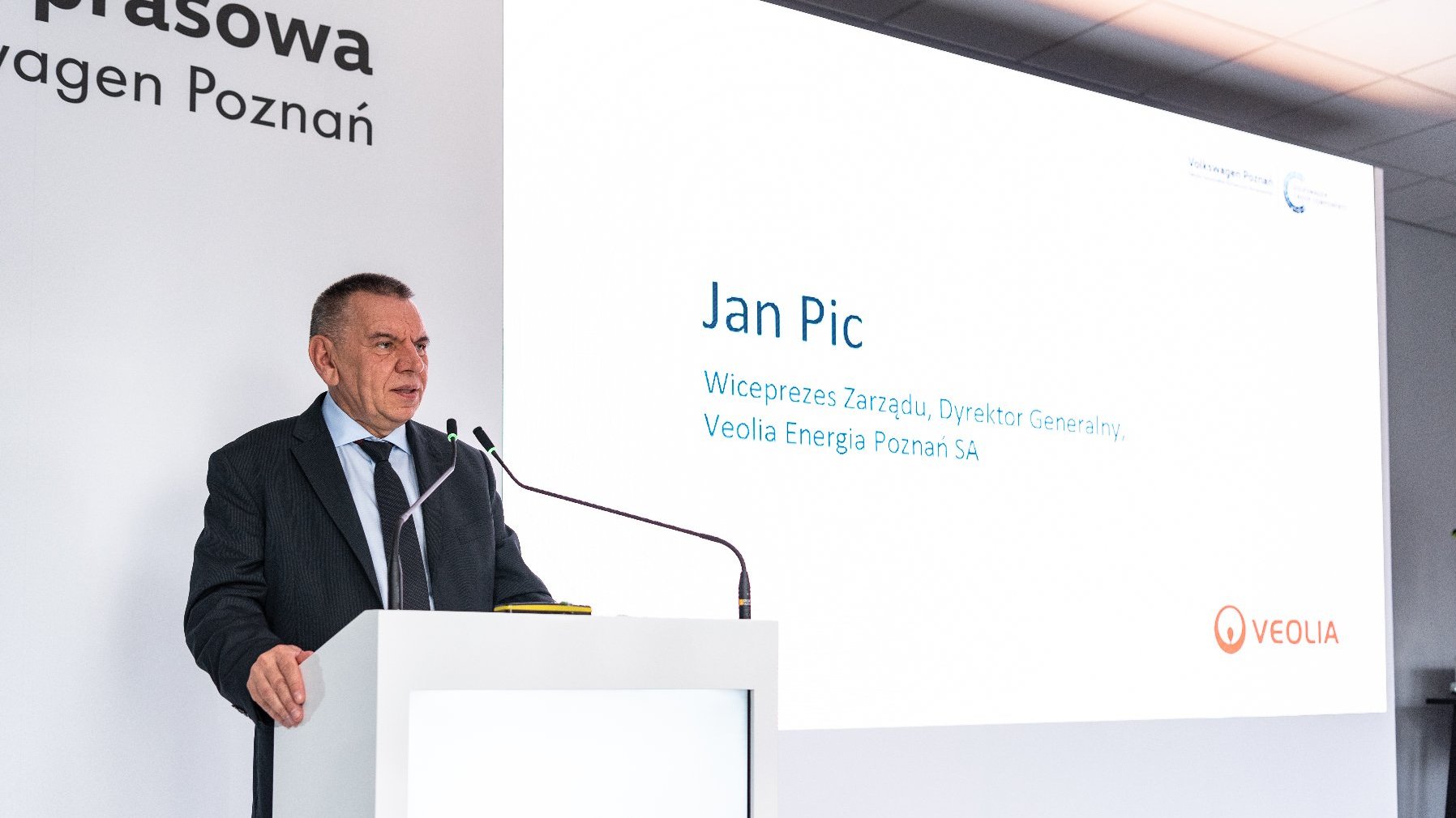 Na zdjęciu Jan Pic, wiceprezes zarządu, dyrektor generalny, Veolia Energia Poznań SA.