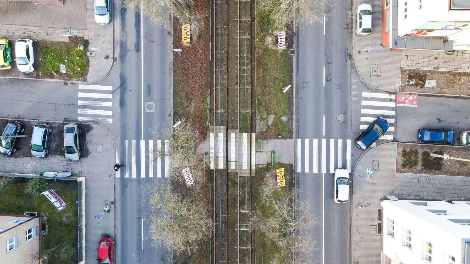 Widok na ul. Hetmańską lotu ptaka.