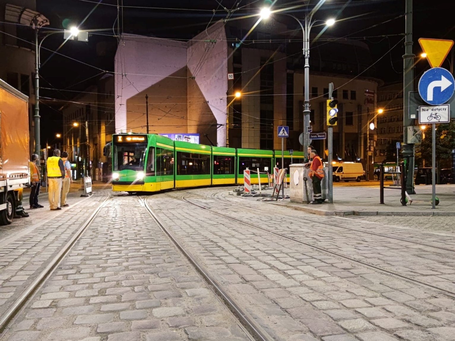 Galeria zdjęć z przejazdu technicznego tramwajów po Al. Marcinkowskiego - grafika artykułu