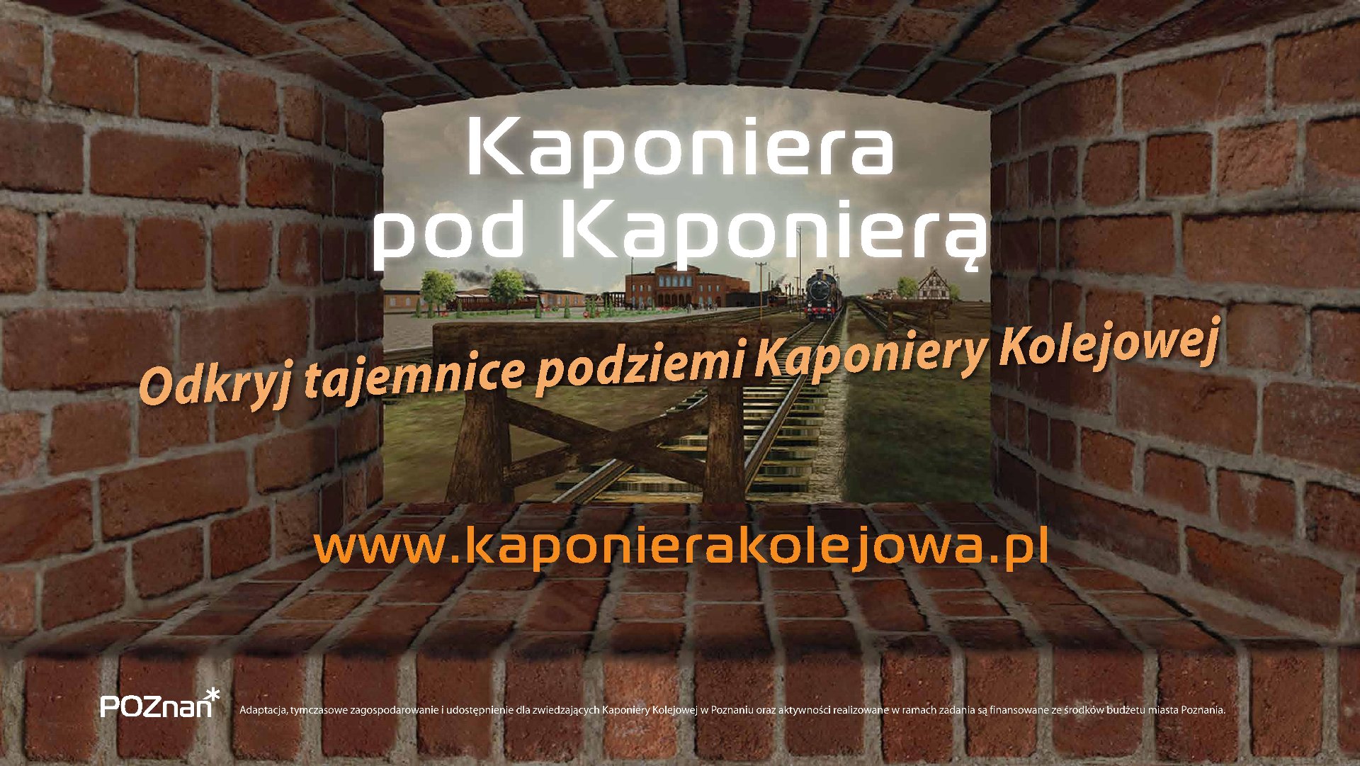 Plakat zwiedzania Kaponiery - grafika artykułu