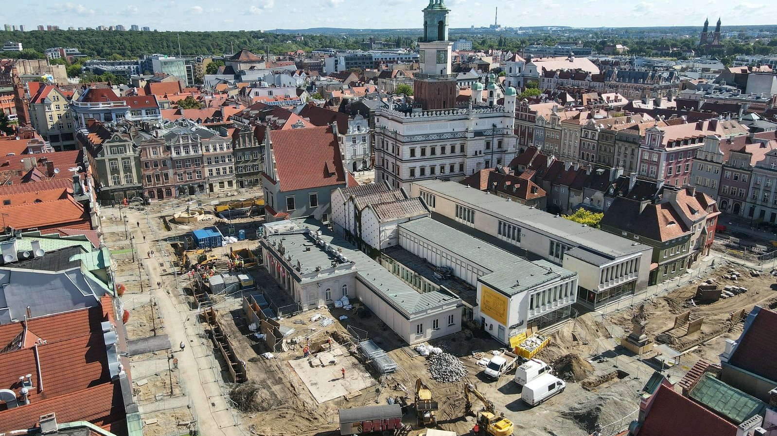 Stary Rynek z lotu ptaka. - grafika artykułu