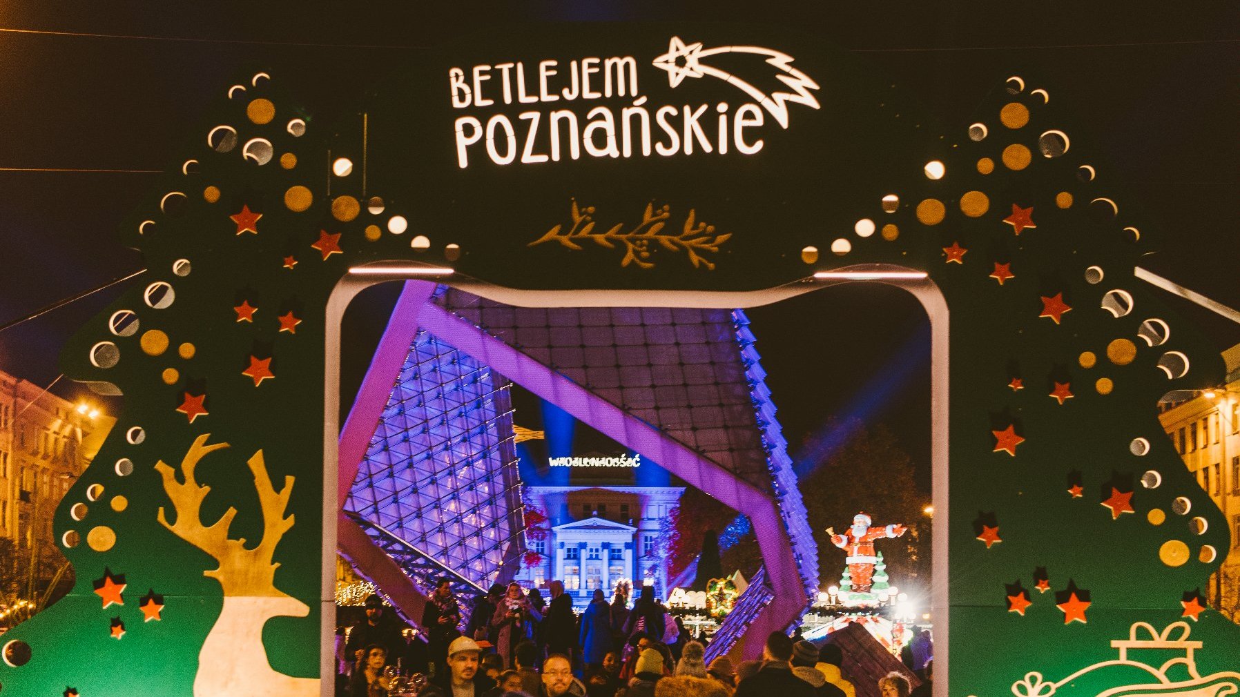 Betlejem Poznańskie na pl. Wolności.