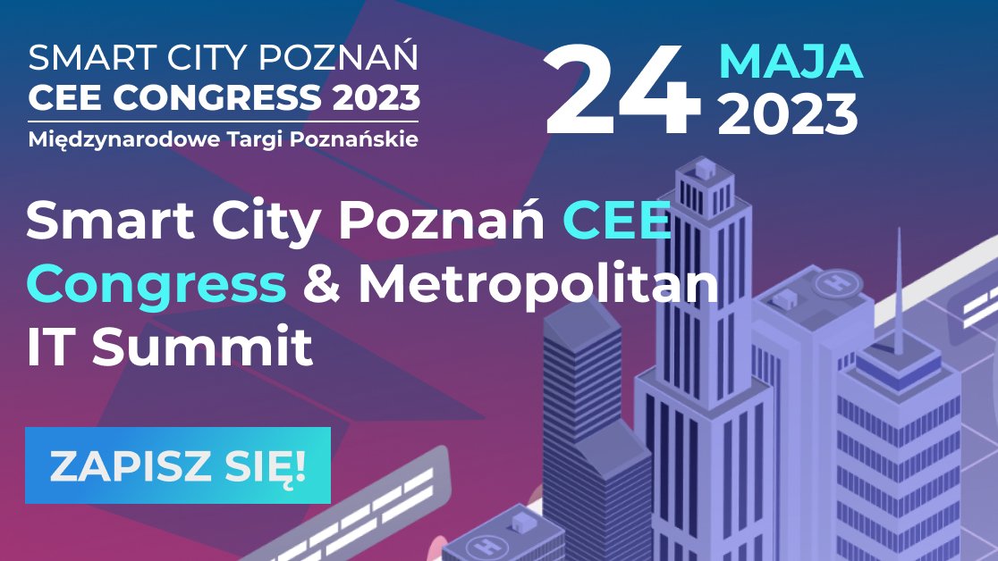 Galeria zdjęć przedstawia grafiki z najważniejszymi informacjami dotyczącymi konferencji Smart City Poznań.