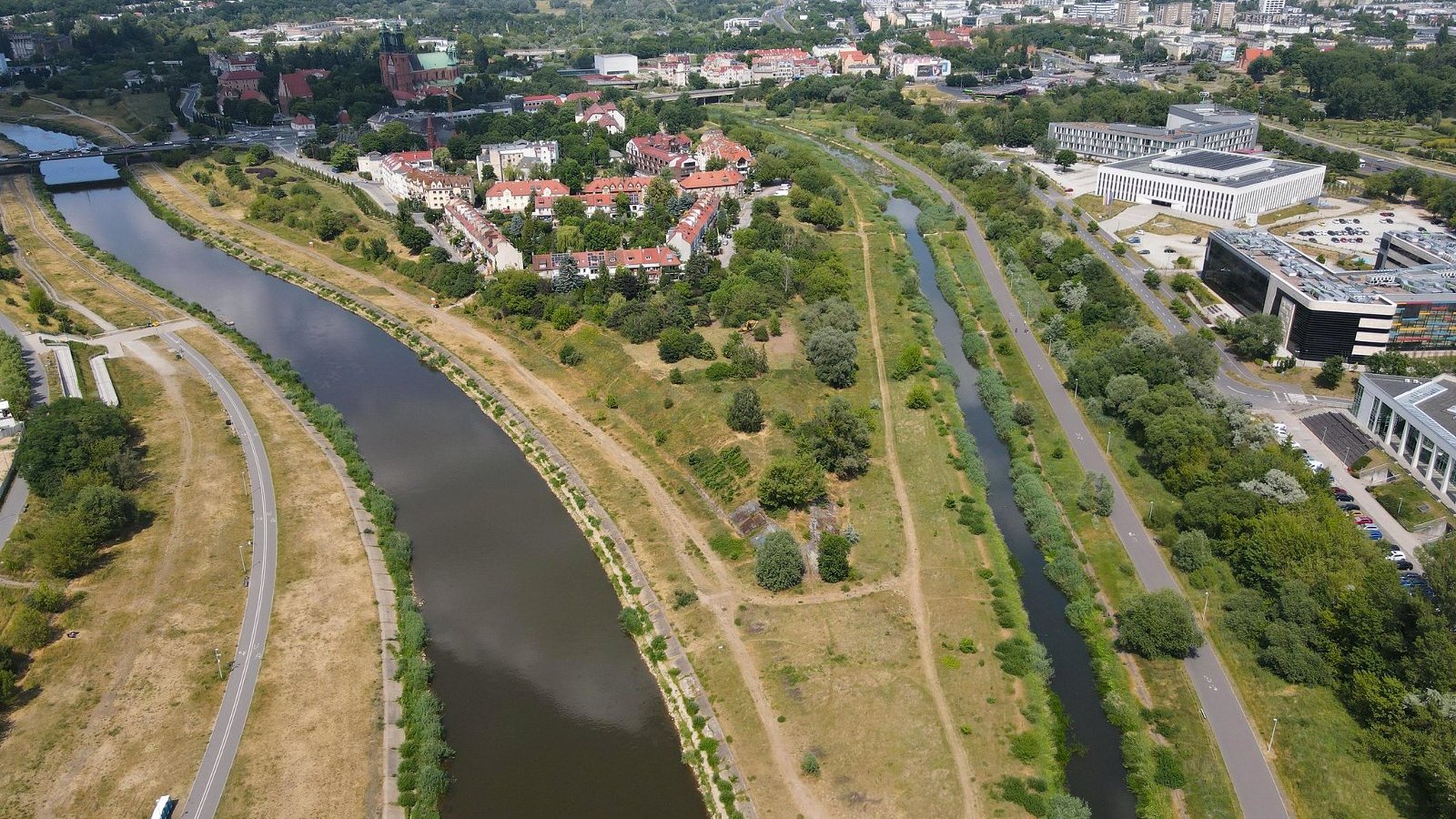 Galeria zdjęć południowego cypla Ostrowa Tumskiego