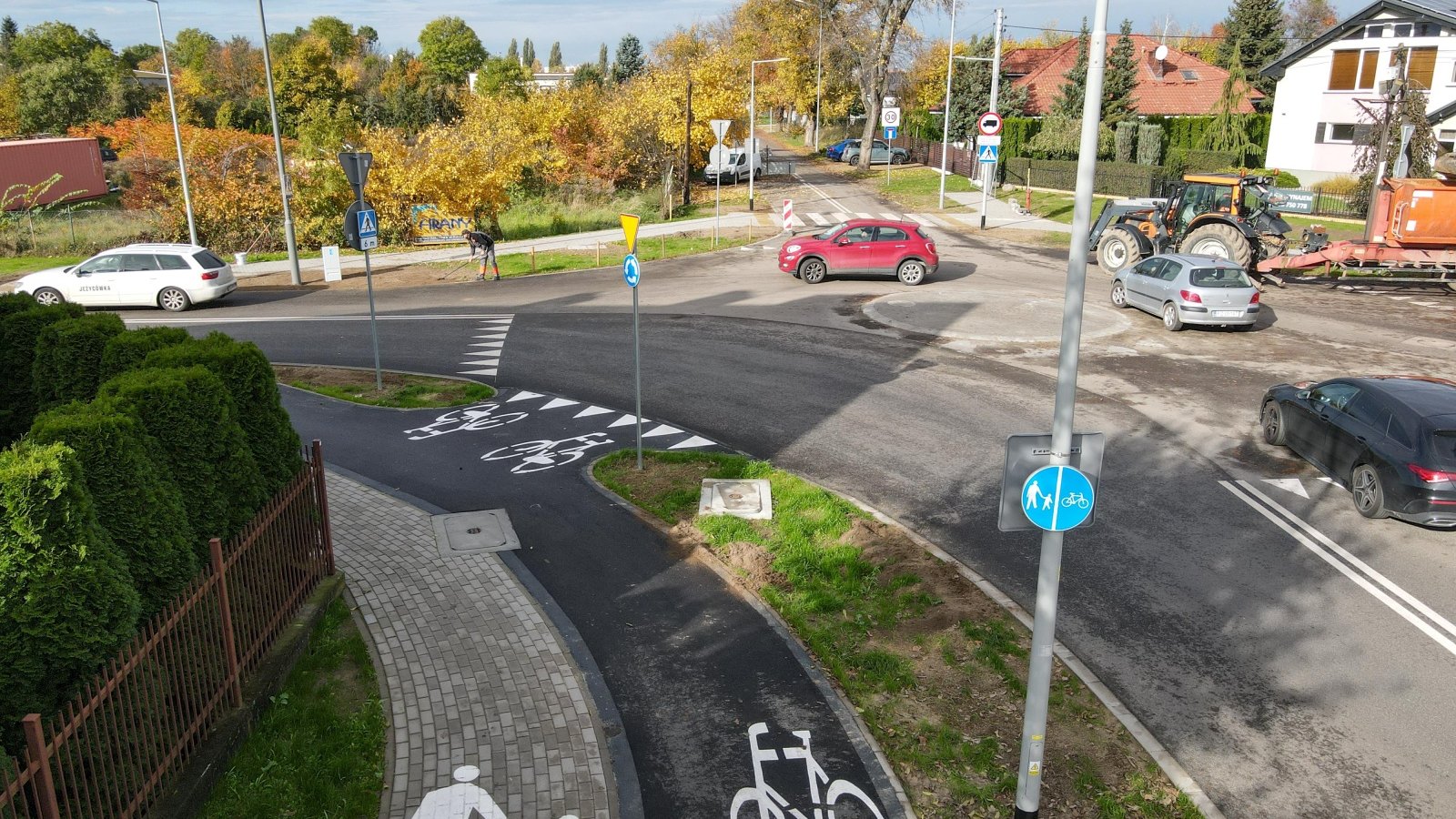 Galeria zdjęć przebudowanego ronda na Szczepankowie