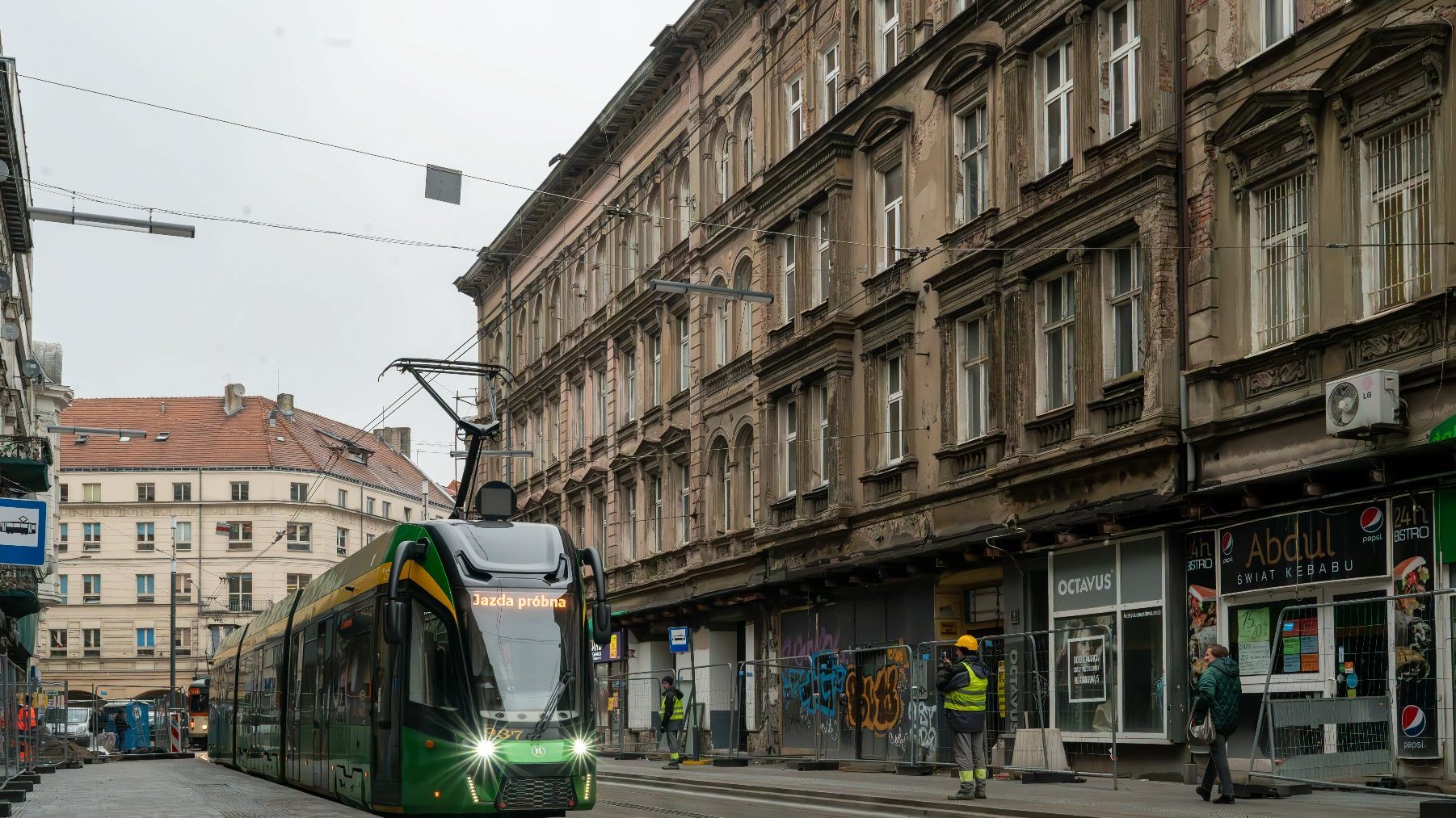 Galeria zdjęć z testowych przejazdów w centrum