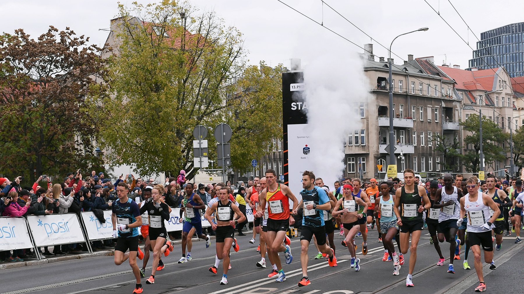Start półmaratonu na ul. Grunwaldzkiej