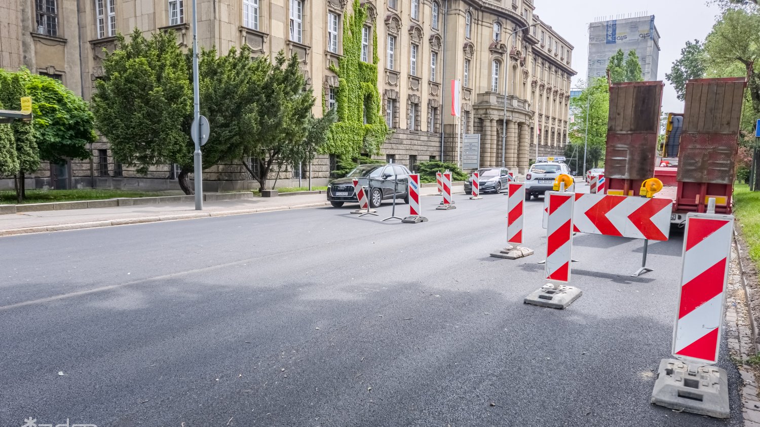 Galeria zdjęć z remontu al. Niepodległości