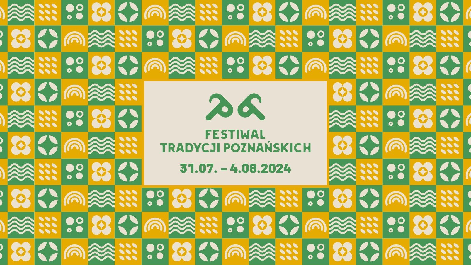 Grafika z napisem: Festiwal tradycji poznańskich