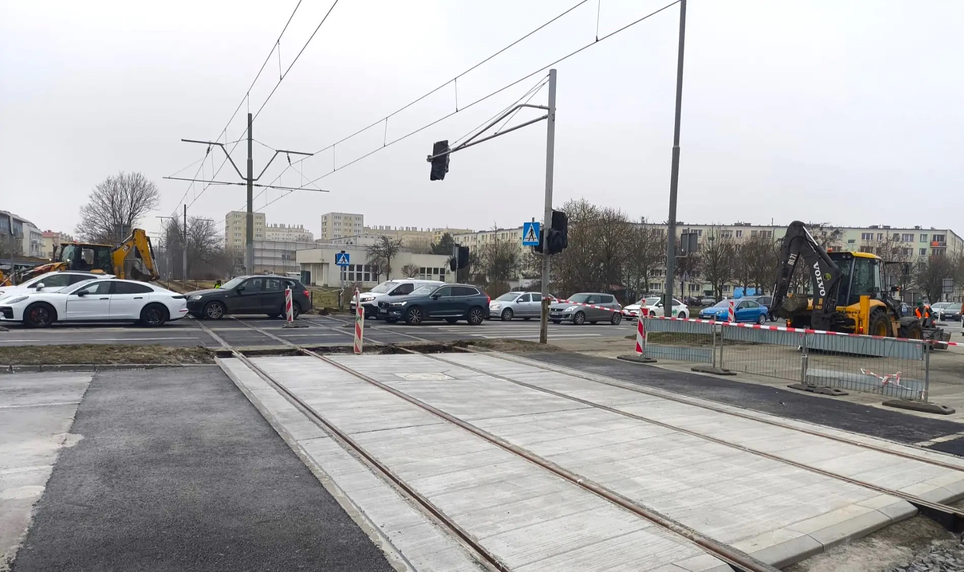 Przejazd tramwajowy przez Al. Solidarności - grafika artykułu