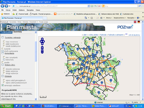 Plan miasta - osiedla - grafika artykułu