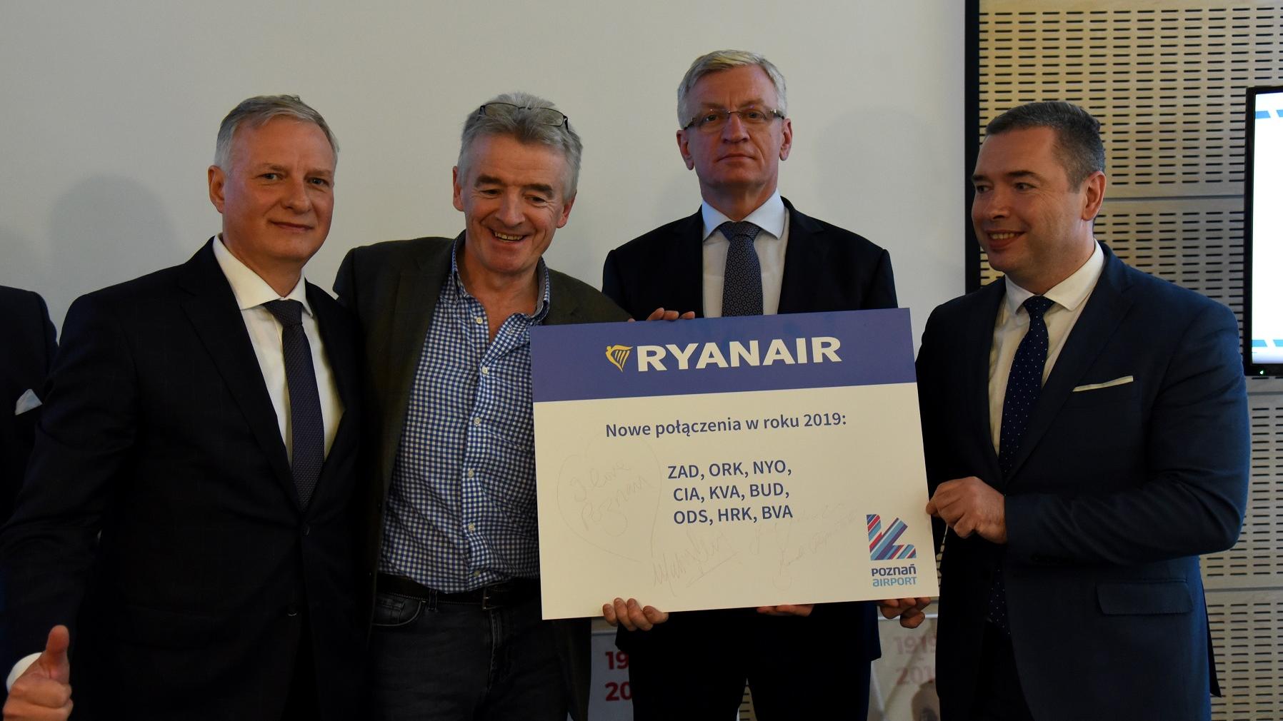 Ryainair announced new connections from Poznan - grafika artykułu