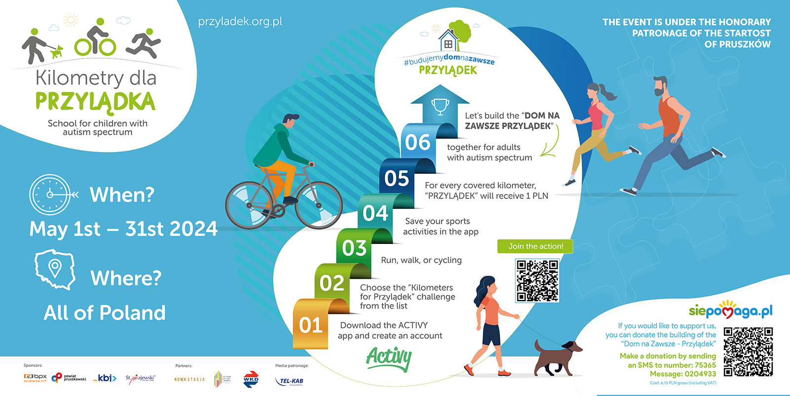 Graphic promoting the event. The image includes information in the article about how the event is going, who it is dedicated to and when it is taking place. - grafika artykułu