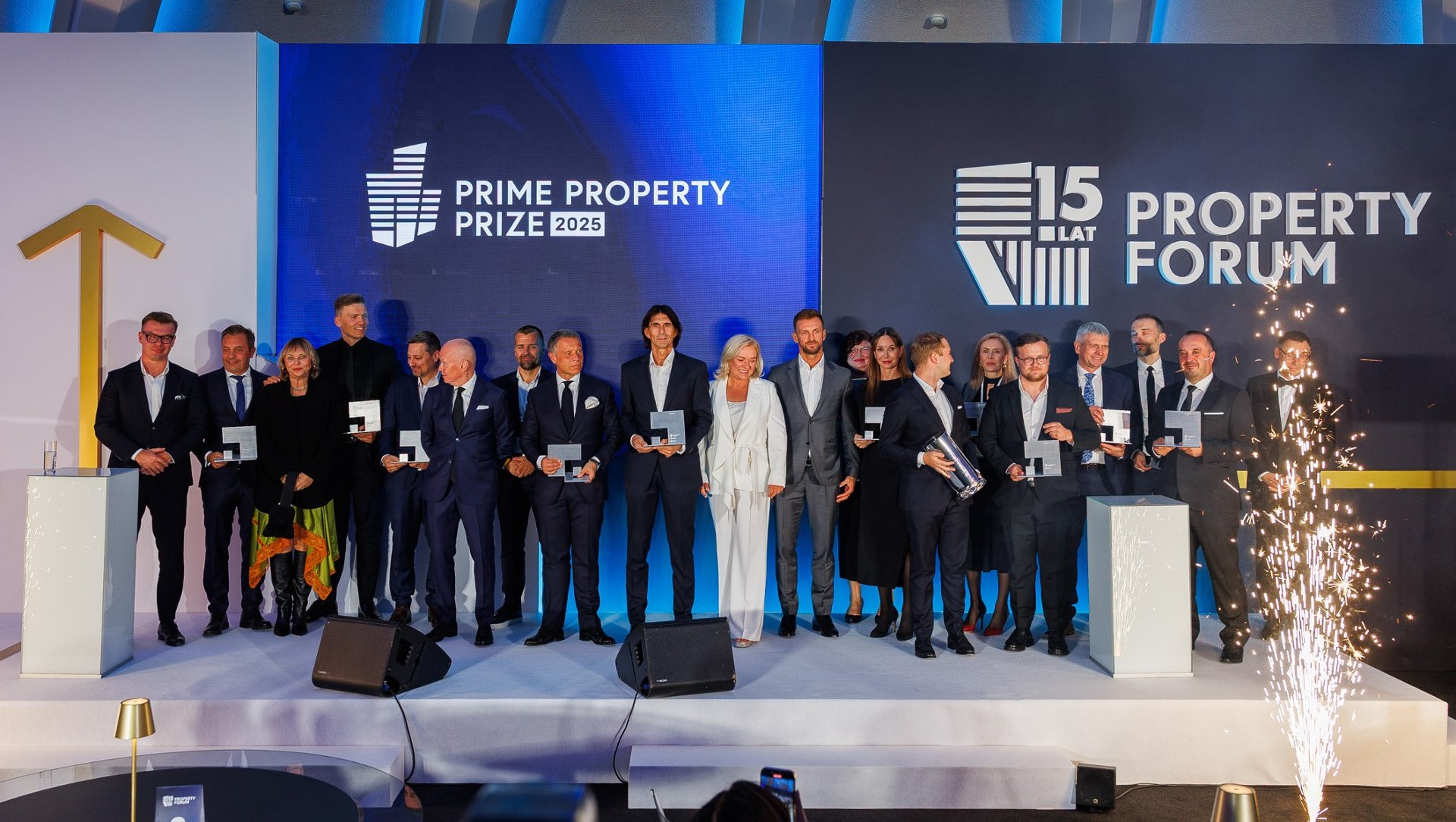 The Prime Property Prize is one of the most prestigious competitions in the real estate industry in Poland. The winners of the Prime Property Prize competition. Dressed in evening wear.