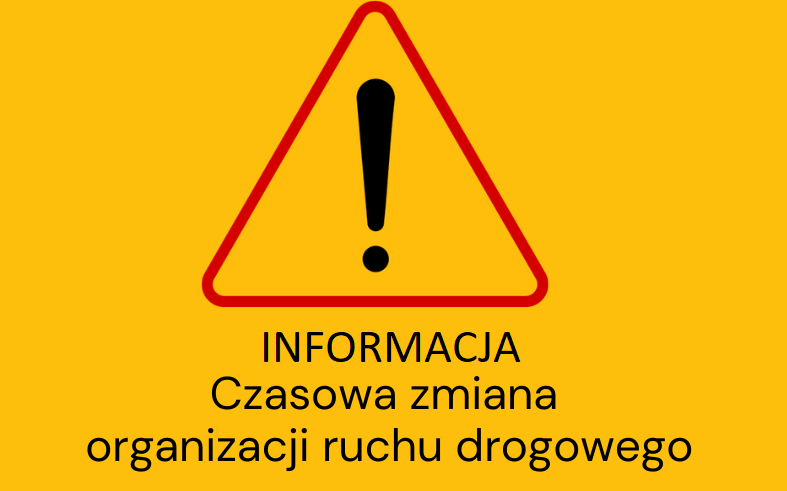 Znak drogowy z wykrzyknikiem na żółtym tle. - grafika artykułu