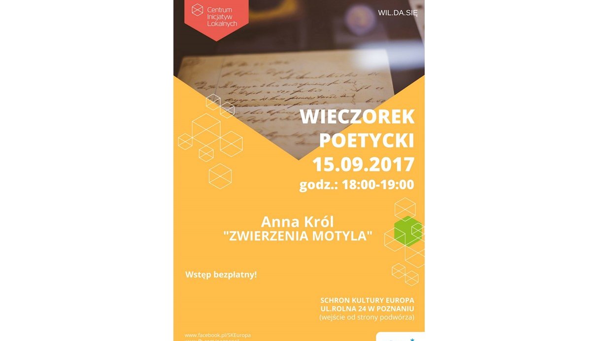 Zwierzenia Motyla - Wieczorek Poetycki_2