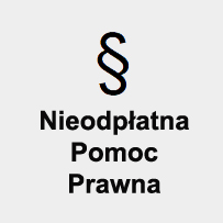 Znak paragrafu "Nieodpłatna pomoc prawna"