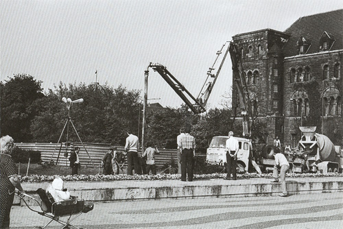 Travaux sur la Place Mickiewicz