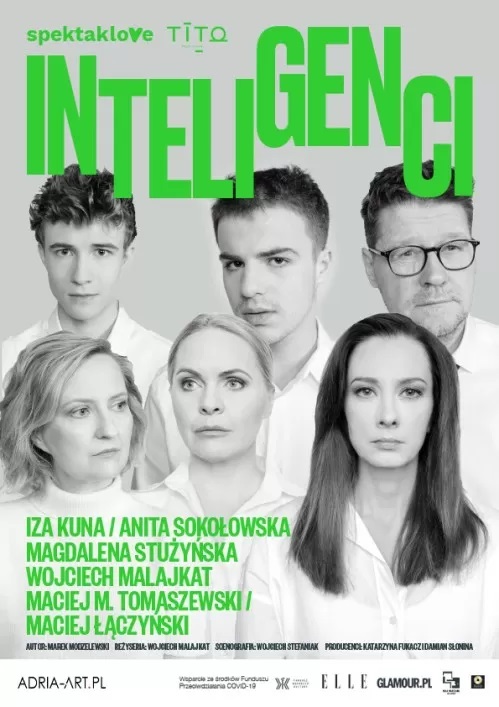 Baner promujący wydarzenie. Nazwa wydarzenia i zdjęcie artystów.