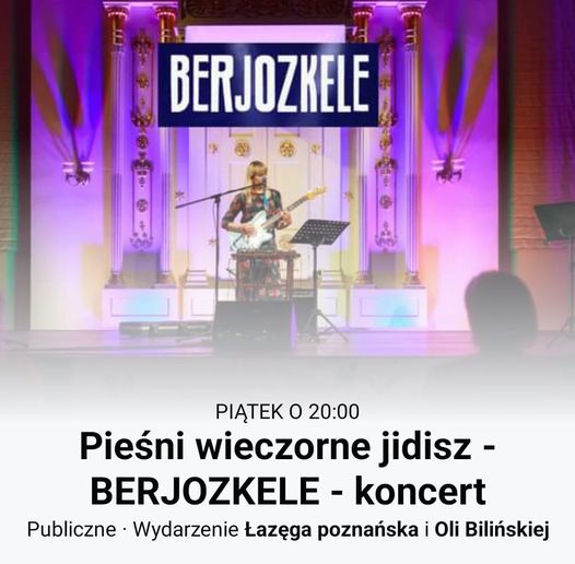 Baner promujący wydarzenie. Nazwa wydarzenia i zdjęcie artystów.