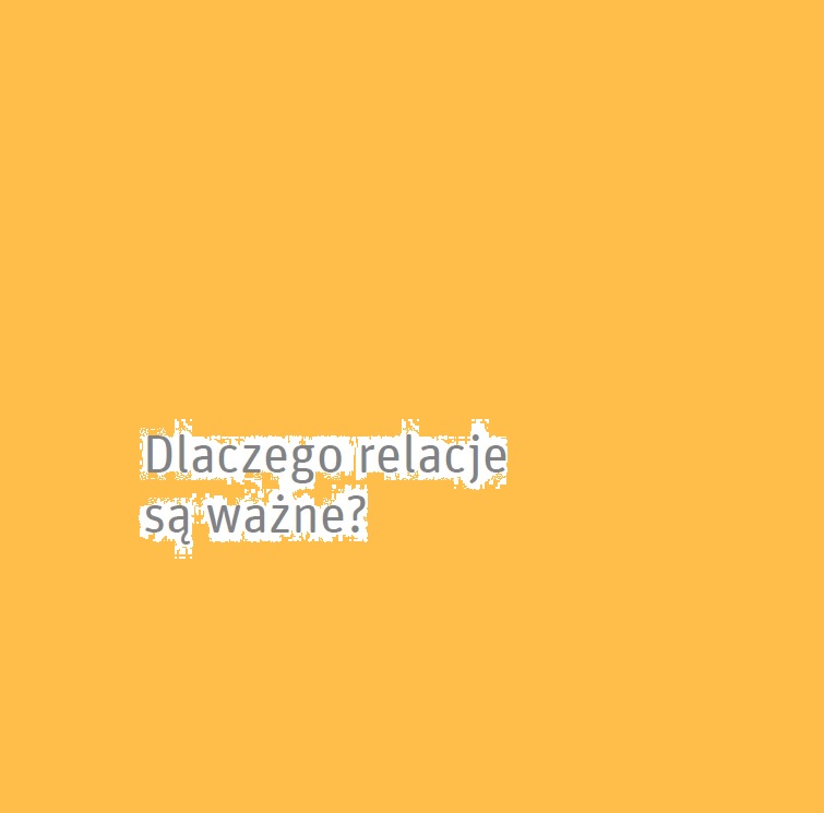 okładka książki, Dlaczego relacje są ważne?