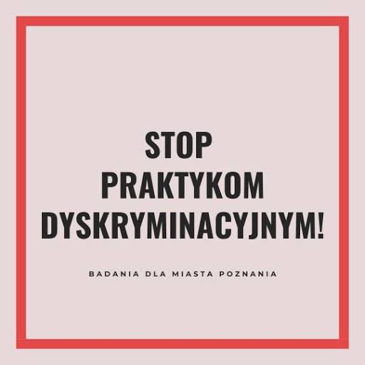 Grafika Stop Praktykom Dyskryminacyjnym