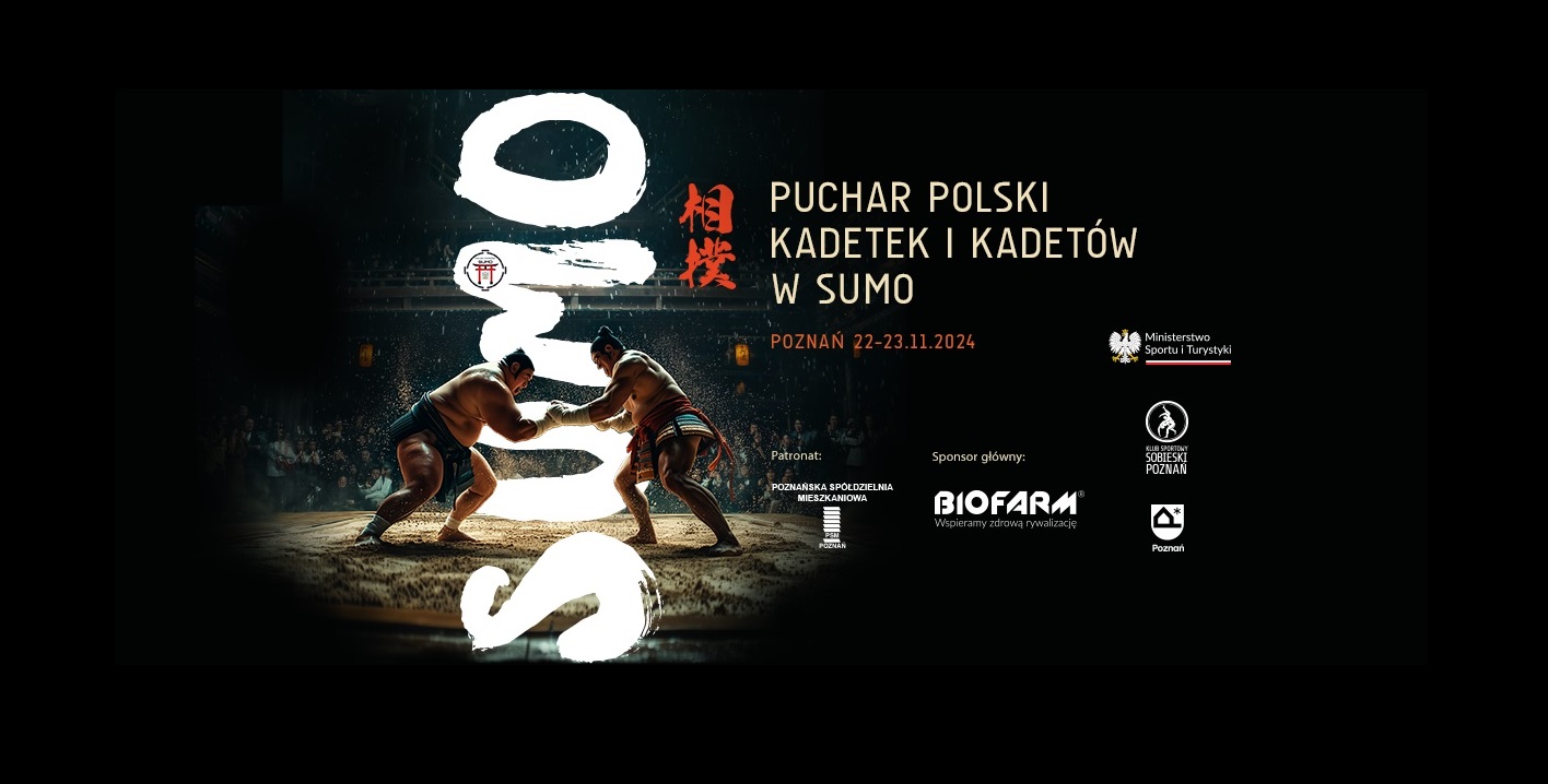 Plakat Pucharu Polski Kadetek i Kadetów w sumo