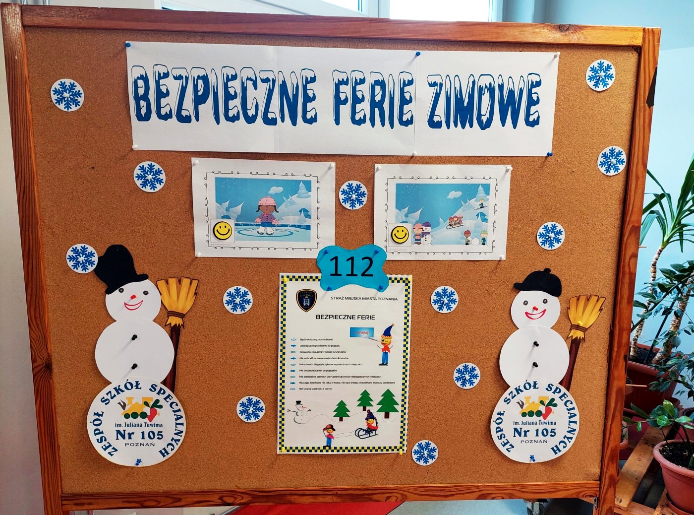 szkolna gazetka - bezpiecznie we ferie