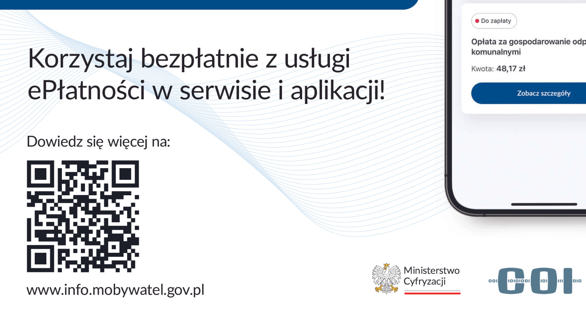 Mieszkańcy Poznania jako jedni z pierwszych korzystają z Platformy ePłatności Centralnego Ośrodka Informatyki. Mogą bezprowizyjnie opłacić podatek od nieruchomości i opłatę za gospodarowanie odpadami komunalnymi za pomocą popularnego BLIKa. - grafika artykułu