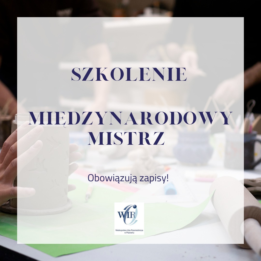 Grafika Promocyjna informująca o szkoleniu pt. Szkolenie "Międzynarodowy Mistrz" - grafika artykułu