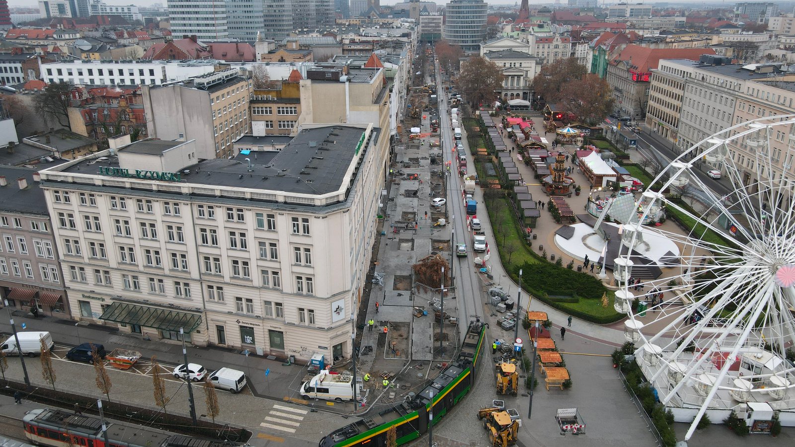 Galeria zdjęć z testowych przejazdów w centrum