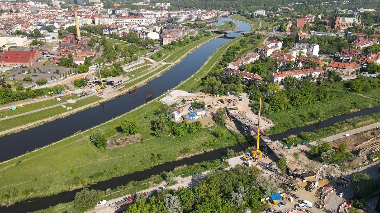 Galeria zdjęć z prac przy budowie Mostów Berdychowskich