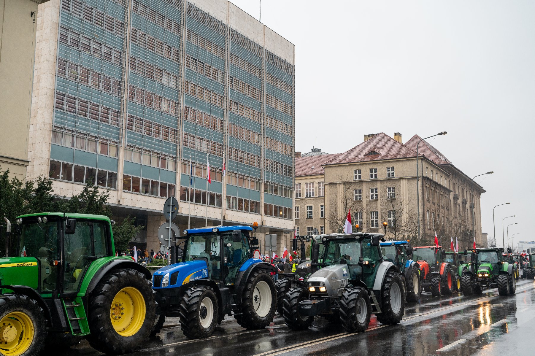 Zdjęcie z protestu na al. Niepodległości w lutym - grafika artykułu