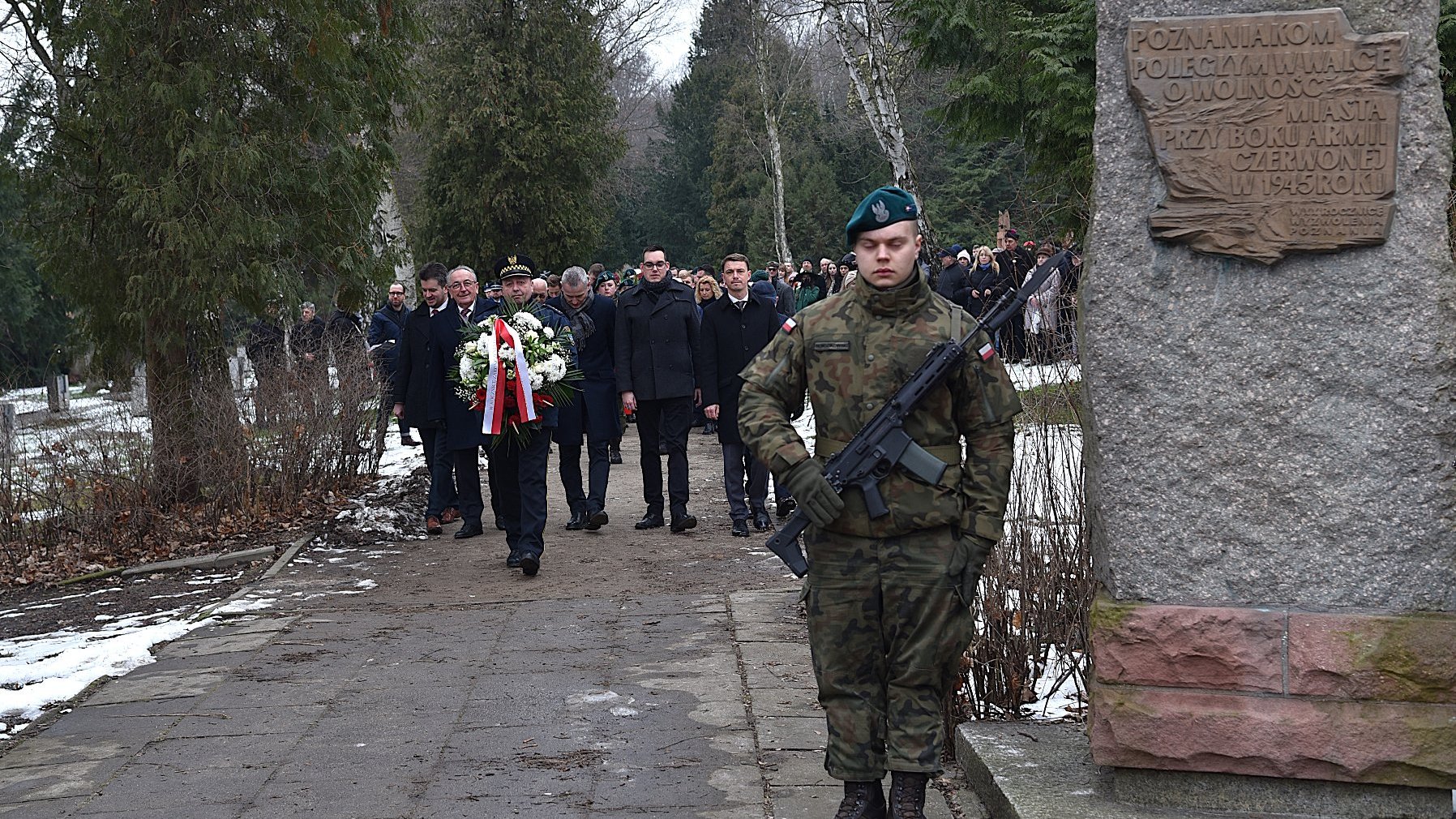 Galeria zdjęć z uroczystości z okazji 80. rocznicy zakończenia okupacji niemieckiej i walk o Poznań