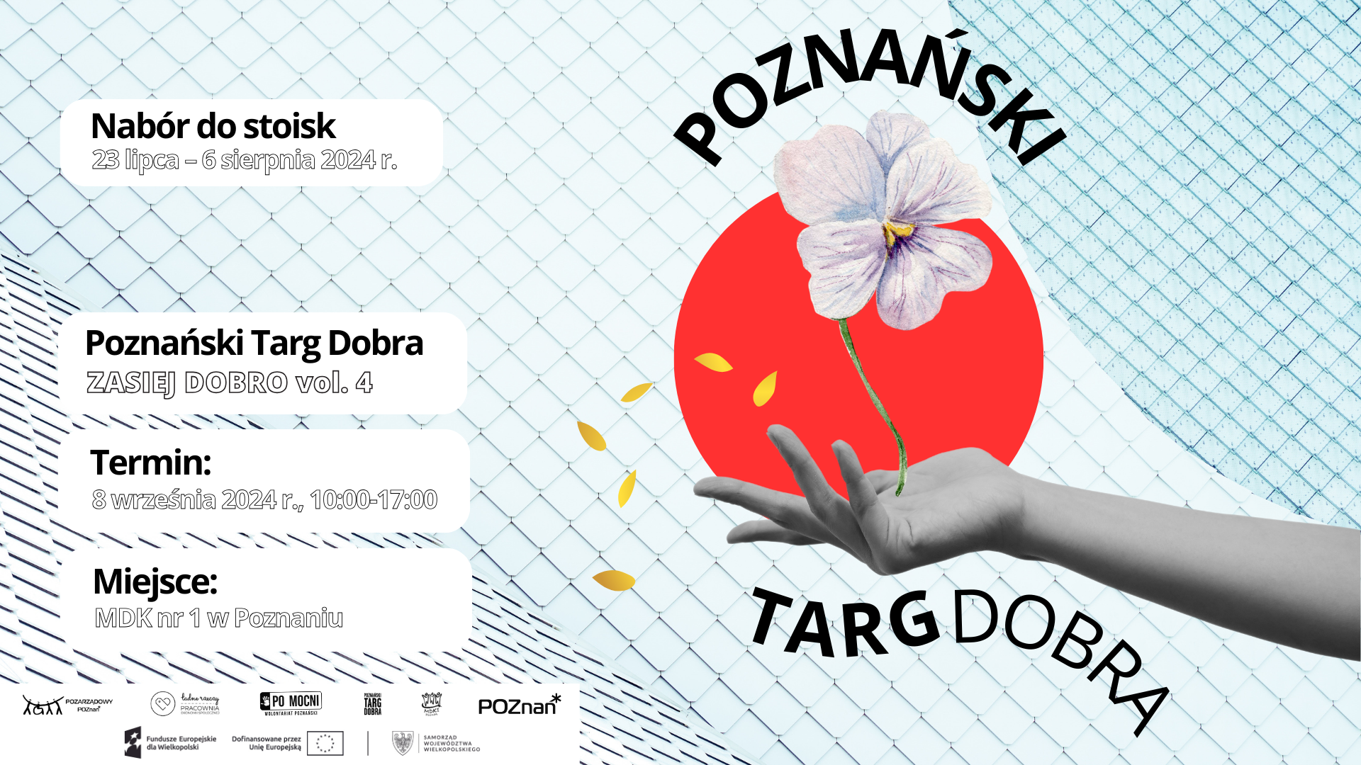 Rusza nabór wystawczyń i wystawców na Poznański Targ Dobra 2024! - grafika artykułu