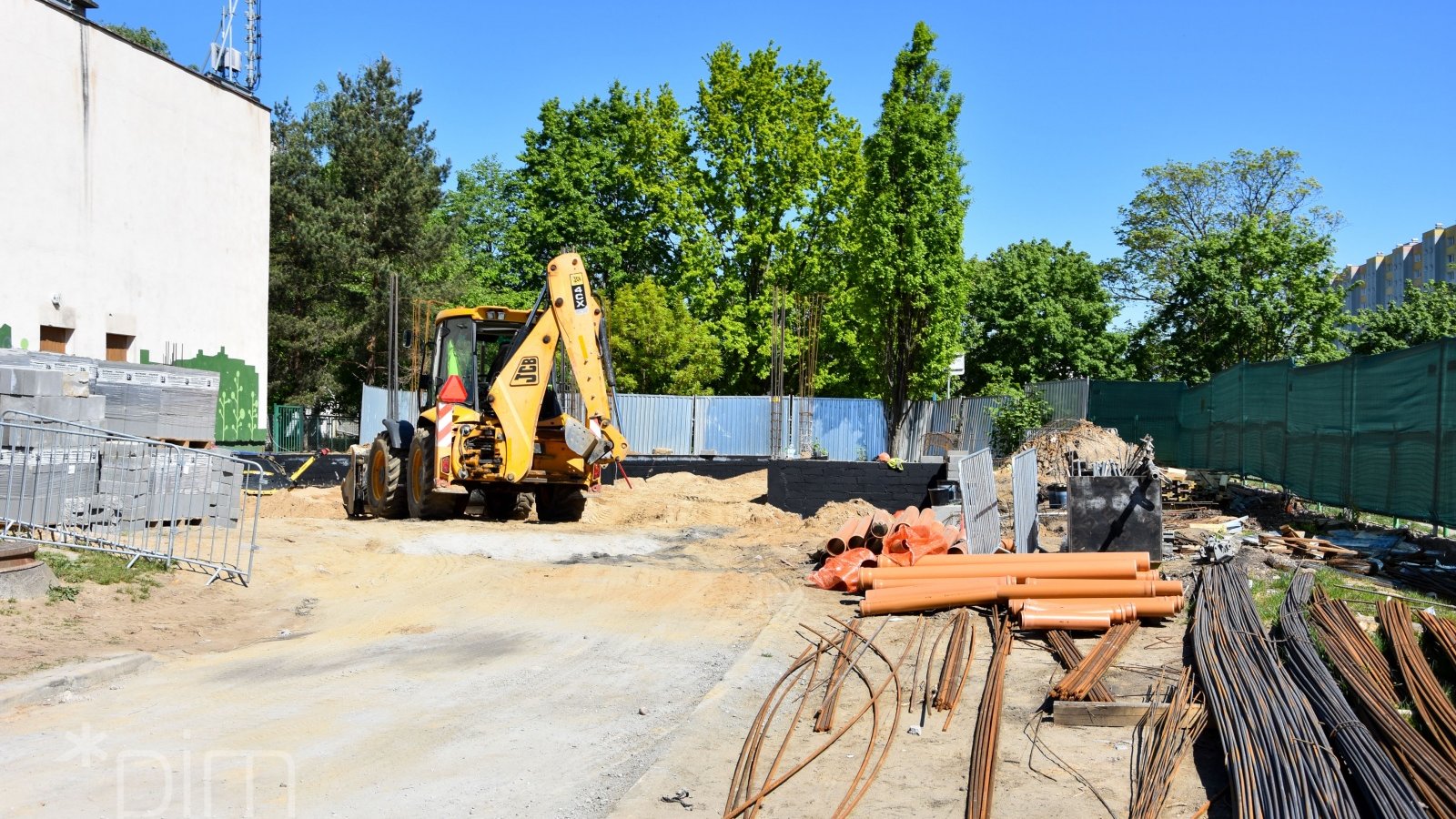 Powstają fundamenty sali gimnastycznej przy SP nr 68