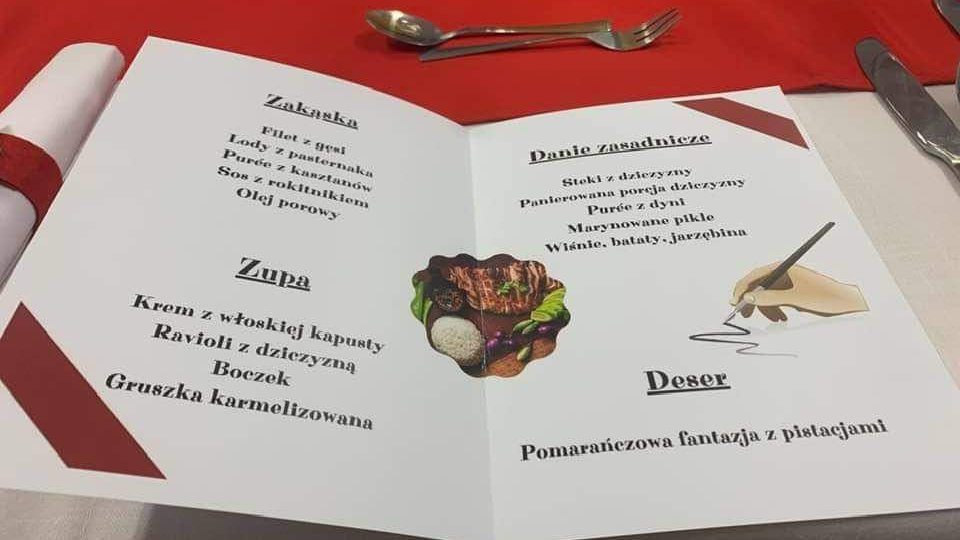 zdjęcie przedstawia menu