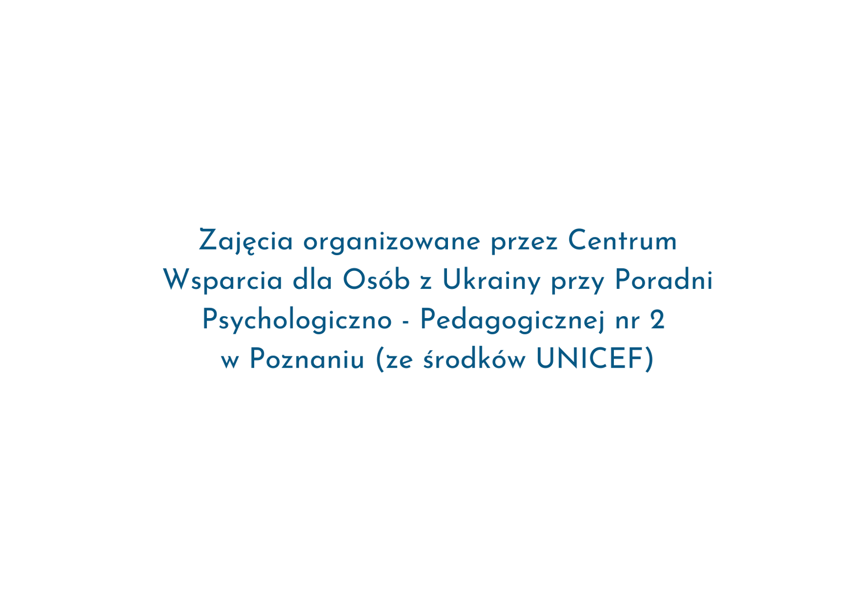 Zajęcia ze środków UNICEF - grafika artykułu