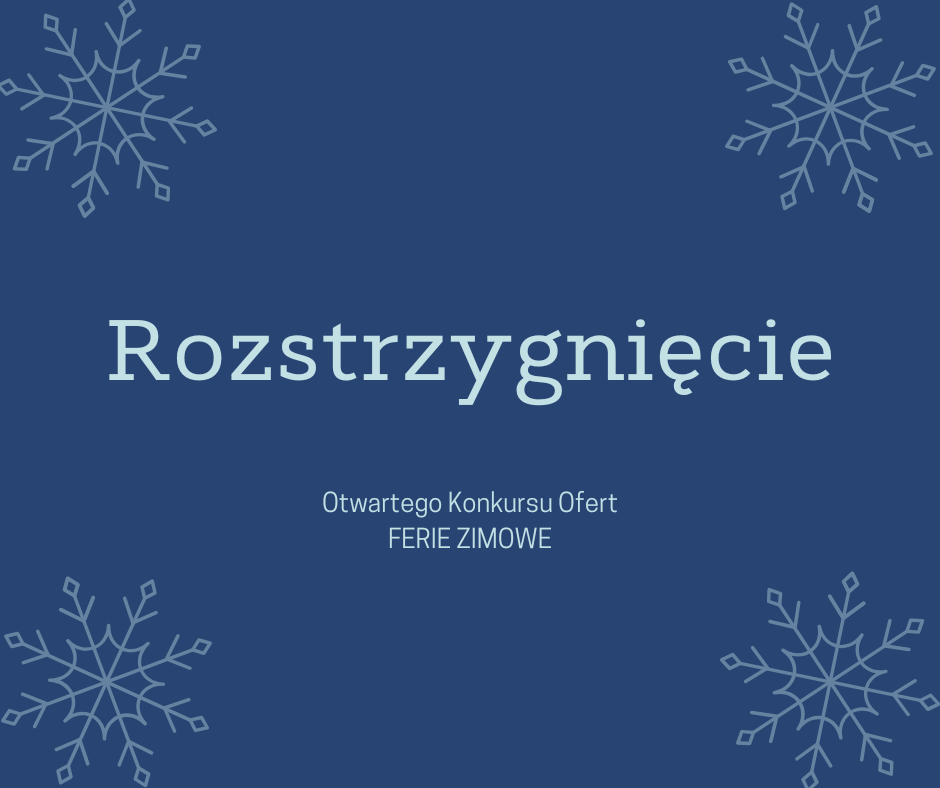 Rozstrzygnięcie Otwartego Konkursu Ofert - grafika artykułu