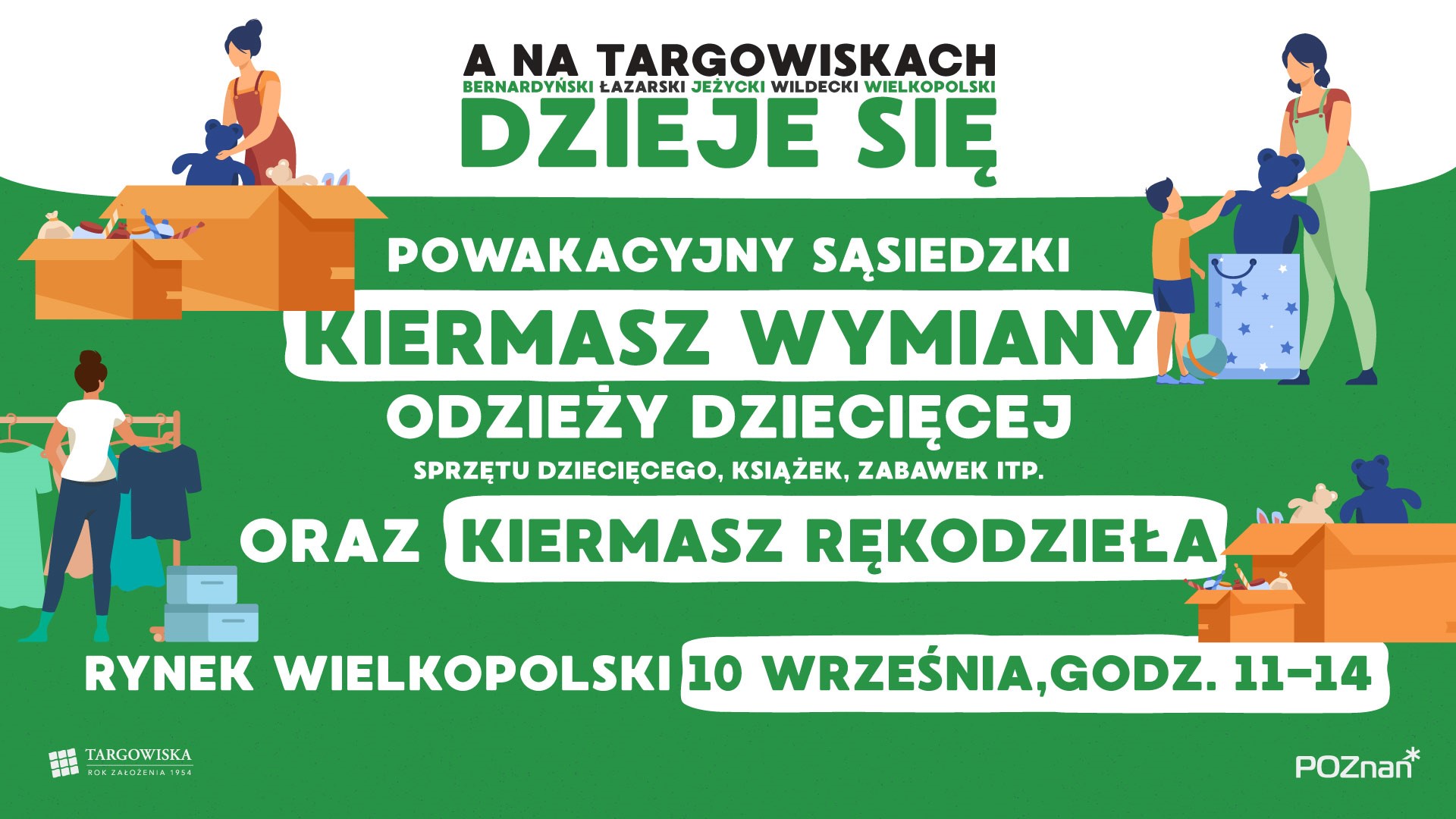 Plakat wydarzenia z informacjami oraz elementami graficznymi - grafika artykułu