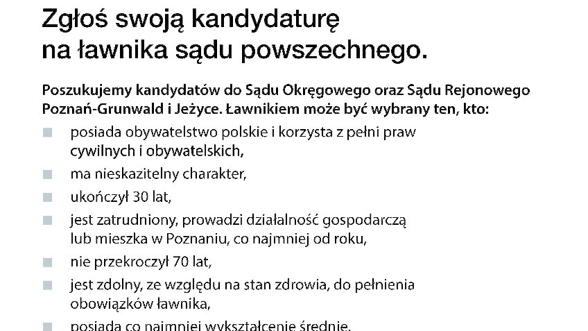 Ławnicy pilnie potrzebni - wydłużono nabór