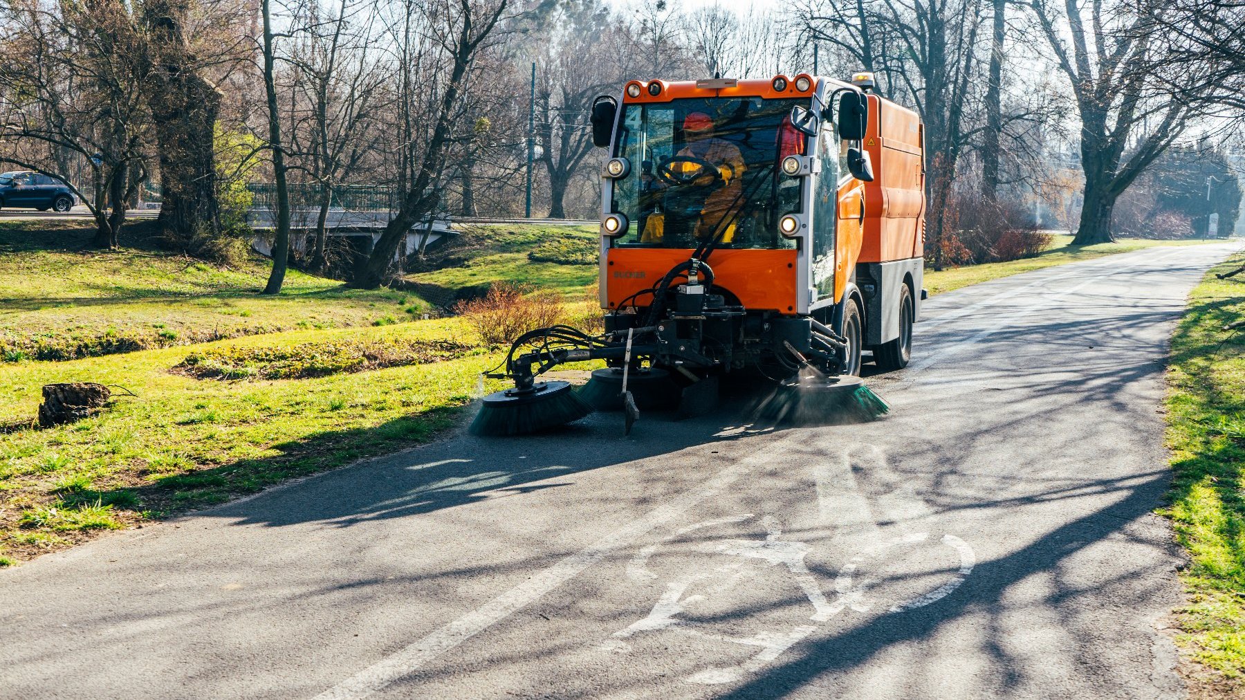 Specjalny pojazd sprzątający